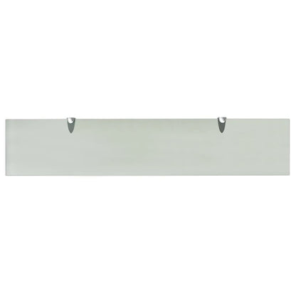 Prateleiras flutuantes 2 pcs vidro 100x20 cm 8 mm