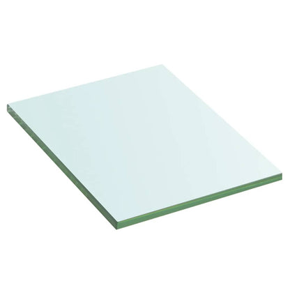Prateleiras 2 pcs 20x15 cm vidro transparente