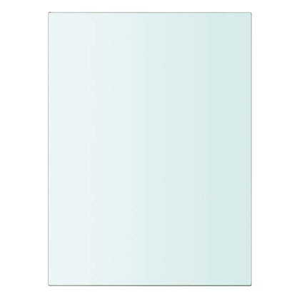 Prateleiras 2 pcs 20x15 cm vidro transparente