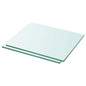Prateleiras 2 pcs 30x20 cm vidro transparente