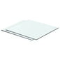 Prateleiras 2 pcs 40x30 cm vidro transparente