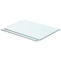 Prateleiras 2 pcs 50x30 cm vidro transparente