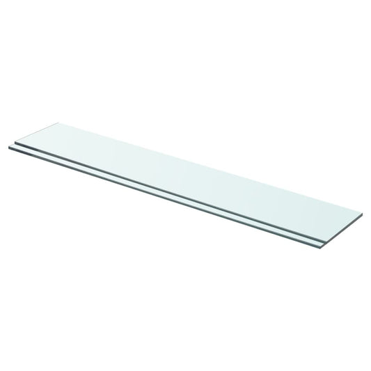 Prateleiras 2 pcs 70x12 cm vidro transparente