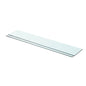 Prateleiras 2 pcs 80x15 cm vidro transparente