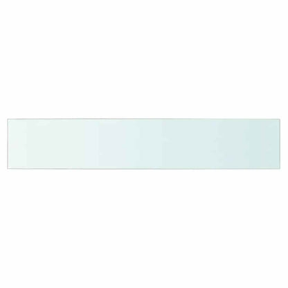Prateleiras 2 pcs 80x15 cm vidro transparente