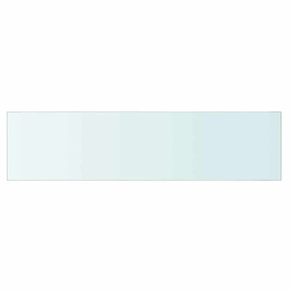 Prateleiras 2 pcs 80x20 cm vidro transparente