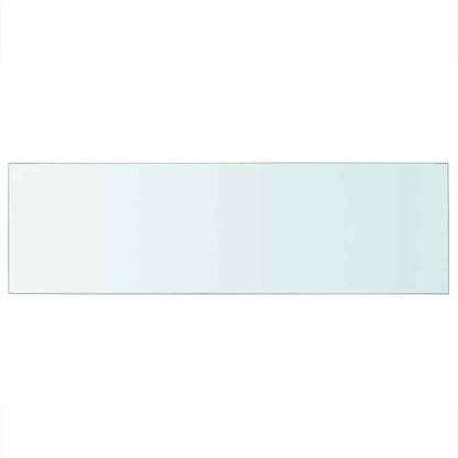 Prateleiras 2 pcs 80x25 cm vidro transparente