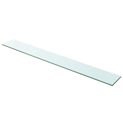 Prateleiras 2 pcs 100x12 cm vidro transparente