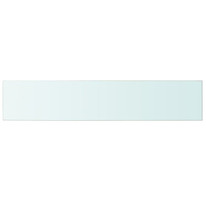 Prateleiras 2 pcs 100x20 cm vidro transparente