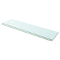 Prateleiras 2 pcs 100x25 cm vidro transparente