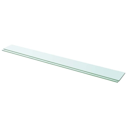 Prateleiras 2 pcs 110x12 cm vidro transparente