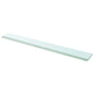 Prateleiras 2 pcs 110x12 cm vidro transparente