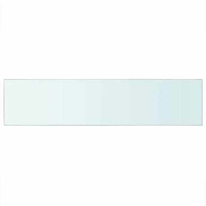 Prateleiras 2 pcs 110x25 cm vidro transparente