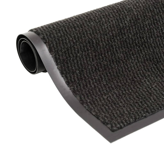 Tapete controlo pó retangular tufado 2pcs 40x60cm preto