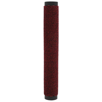 Tapete controlo pó retangular tufado 2pcs 60x90cm vermelho