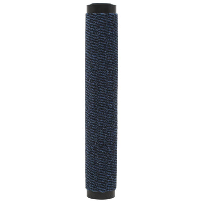 Tapete controlo pó retangular tufado 2 pcs 80x120cm azul