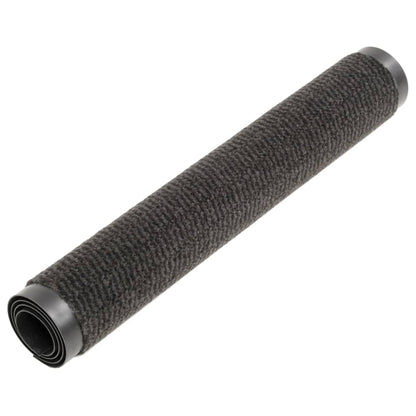 Tapete controlo pó retangular tufado 2 pcs 90x150cm preto