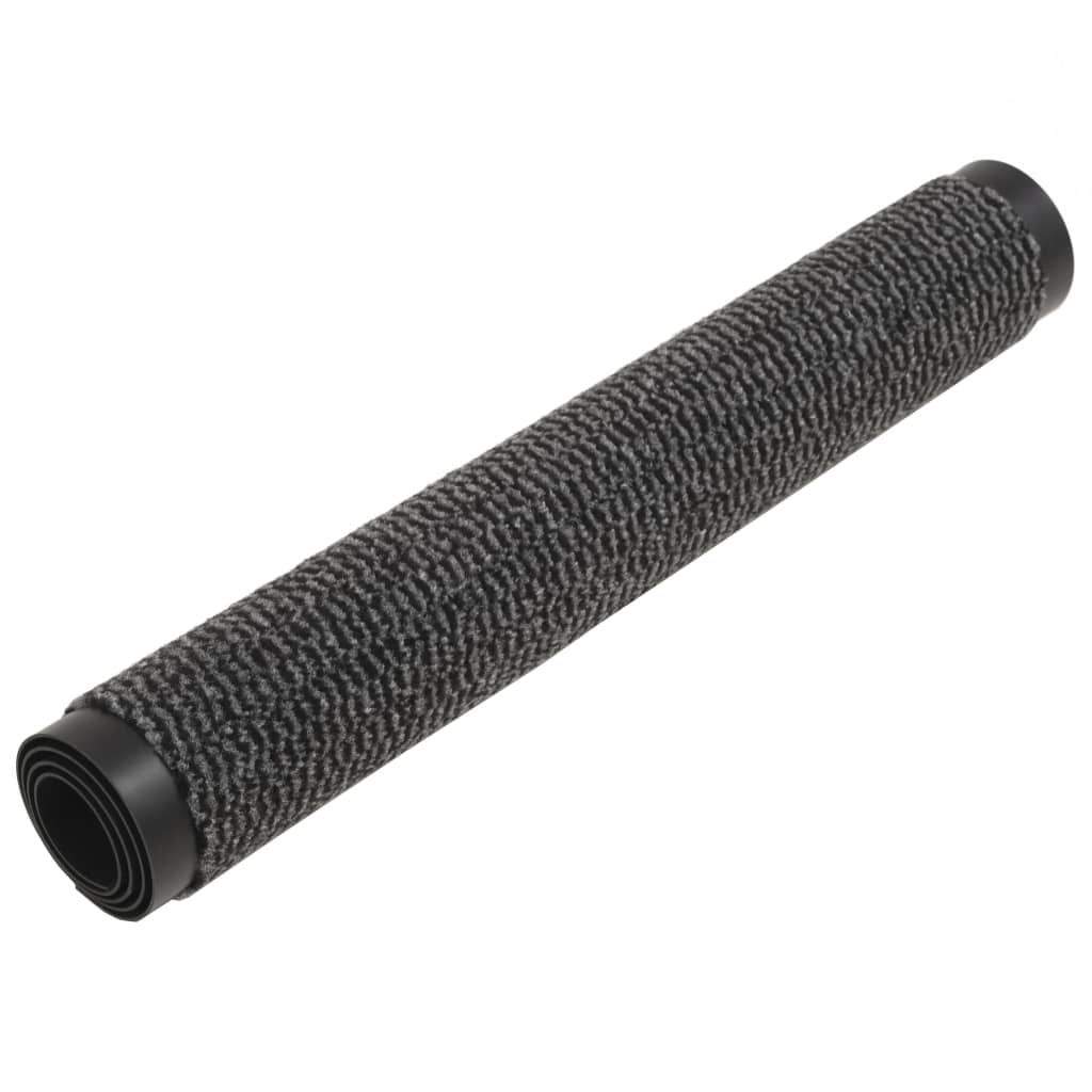 Tapete controlo pó retangular tufado 2pcs 120x180cm antracite