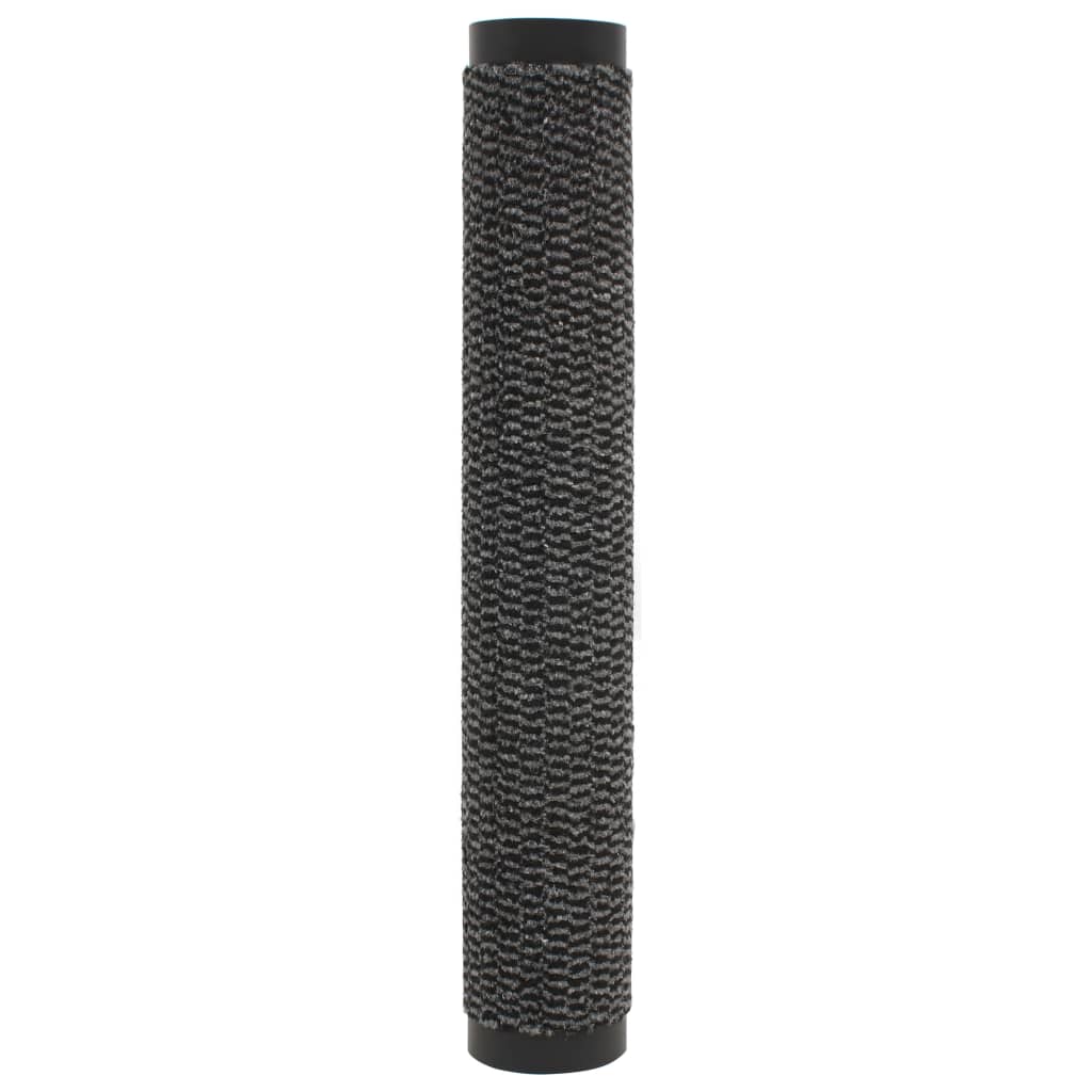 Tapete controlo pó retangular tufado 2pcs 120x180cm antracite