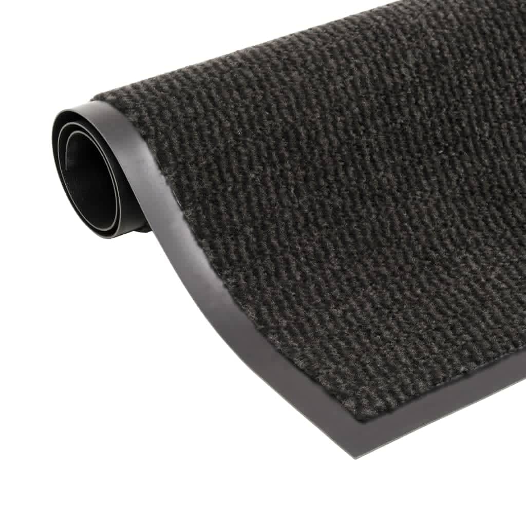 Tapete controlo pó retangular tufado 2 pcs 120x180 cm azul
