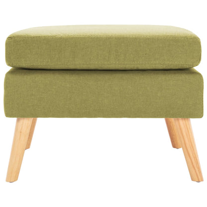 Apoio de pés tecido verde