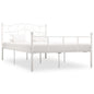 Estrutura de cama 120x200 cm metal branco