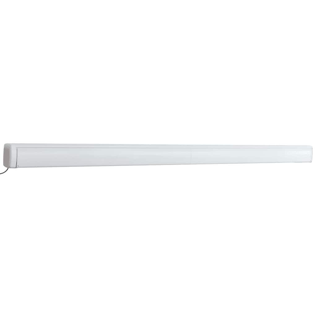 Toldo motorizado com caixa 450x300 cm azul e branco