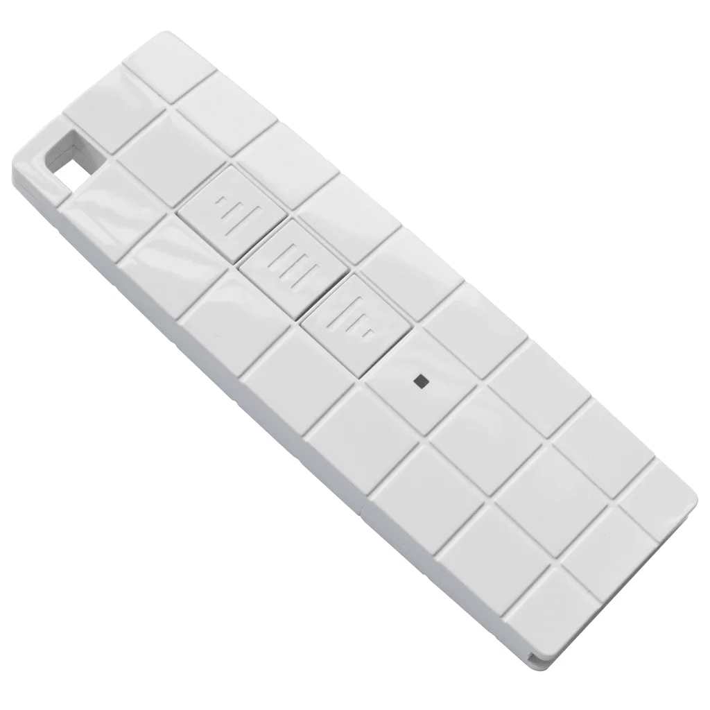 Toldo motorizado com caixa 450x300 cm azul e branco