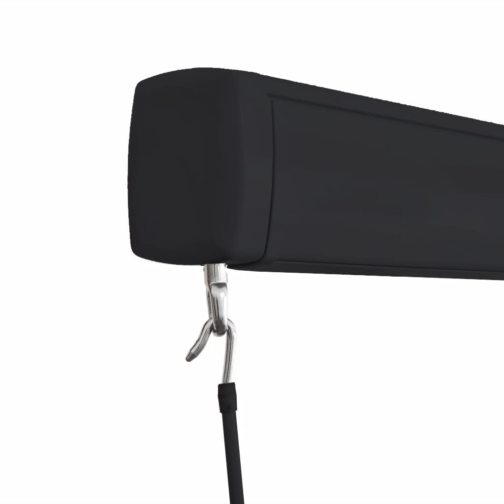 Toldo manual com caixa 350x250 cm azul e branco