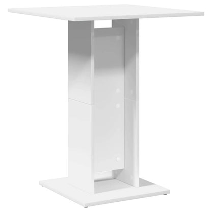 Mesa de bistrô 60x60x75 cm derivados de madeira branco