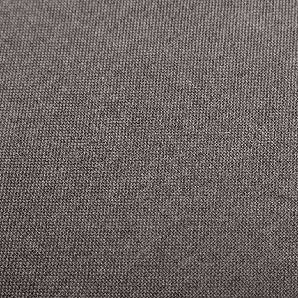 Bancos de bar 2 pcs tecido cinzento-claro