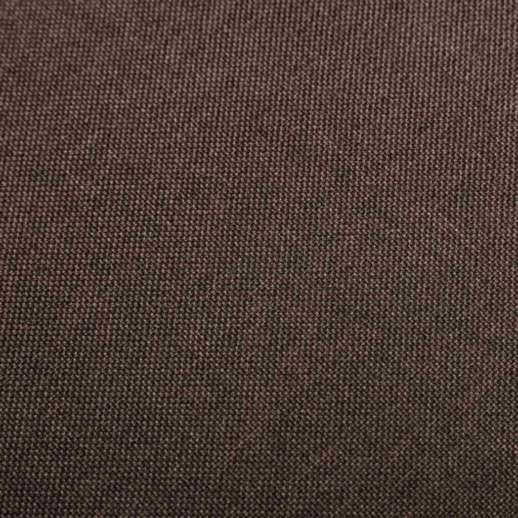 Bancos de bar 2 pcs tecido castanho