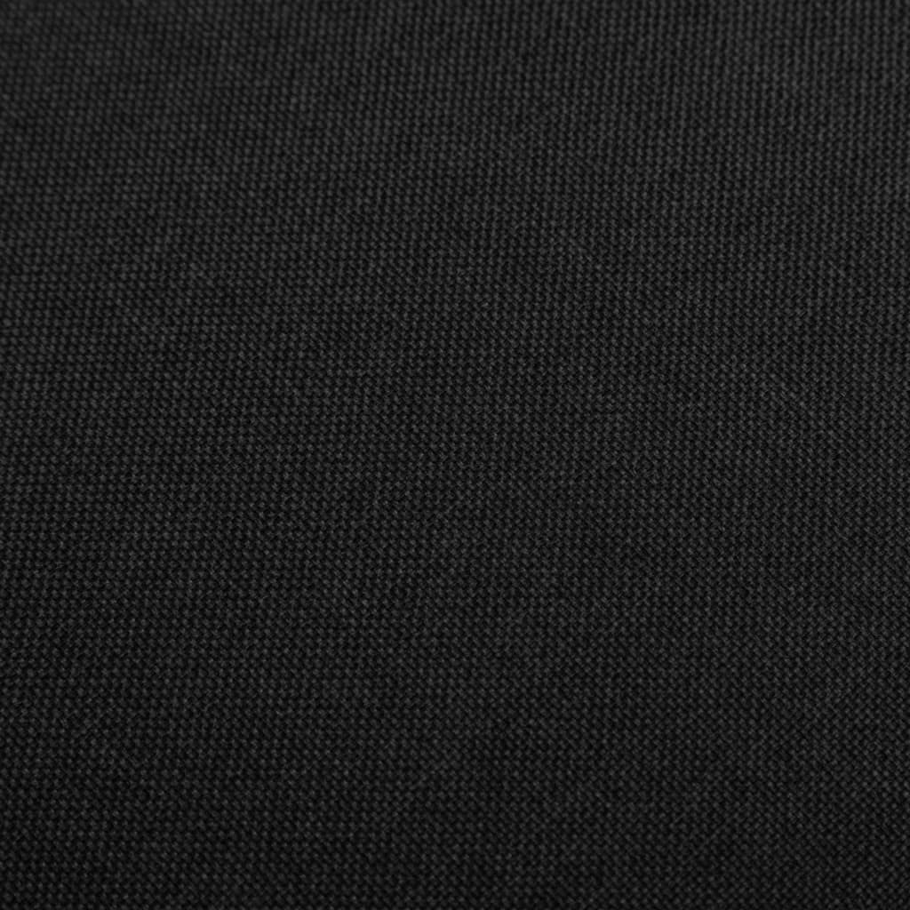 Bancos de bar 2 pcs tecido preto