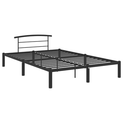 Estrutura de cama 160x200 cm metal preto