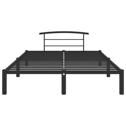 Estrutura de cama 160x200 cm metal preto