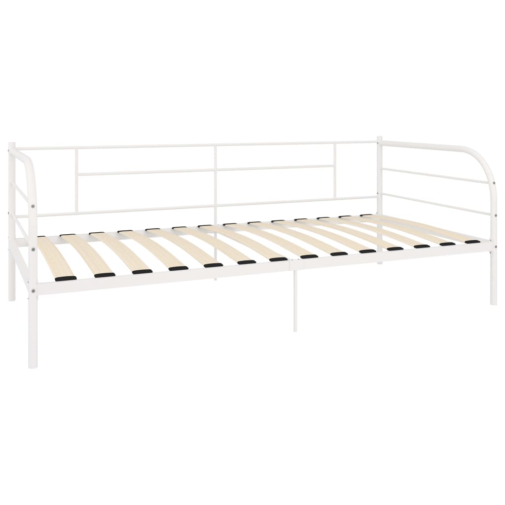Estrutura sofá-cama 90x200 cm metal branco