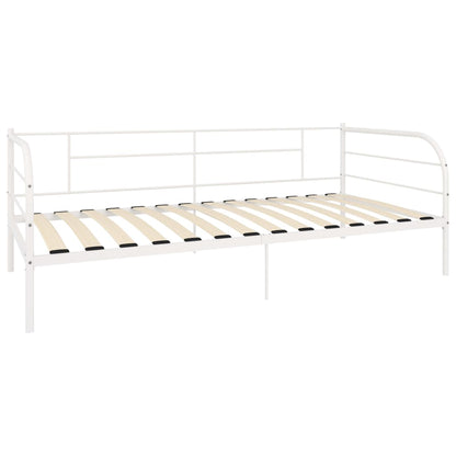 Estrutura sofá-cama 90x200 cm metal branco