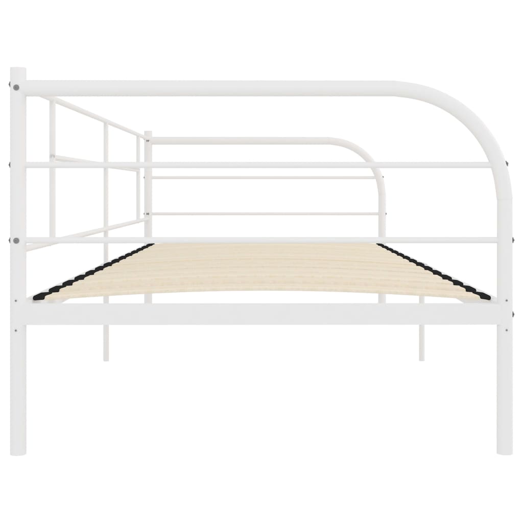 Estrutura sofá-cama 90x200 cm metal branco