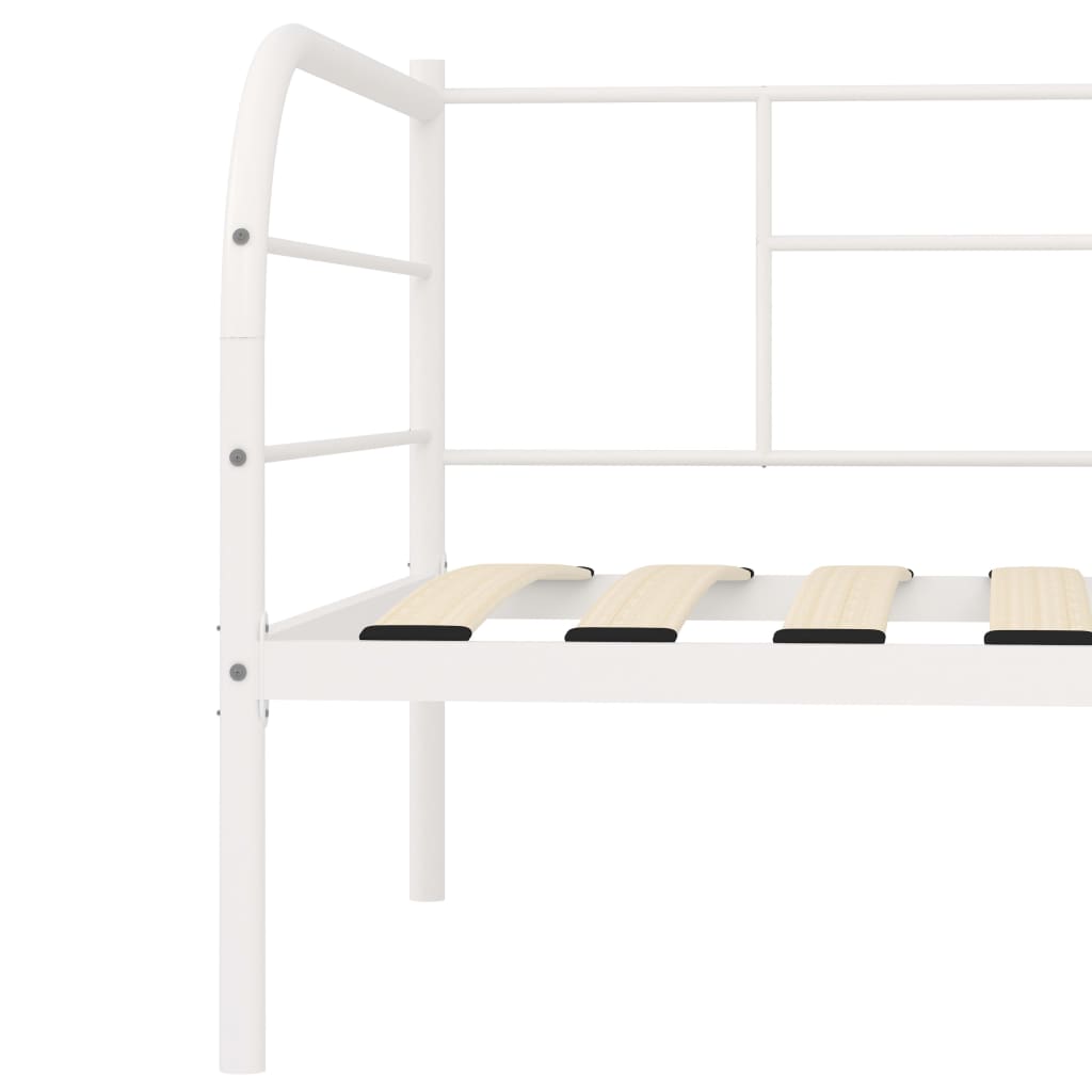 Estrutura sofá-cama 90x200 cm metal branco