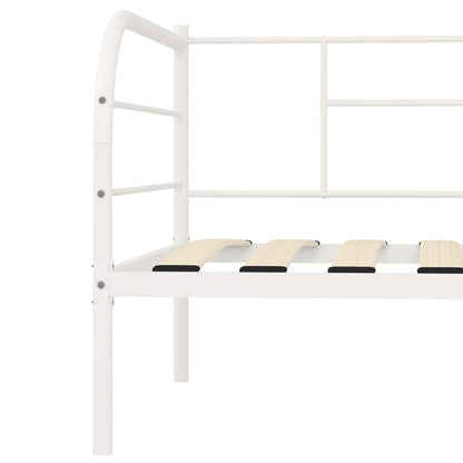 Estrutura sofá-cama 90x200 cm metal branco