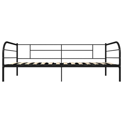 Estrutura sofá-cama 90x200 cm metal preto