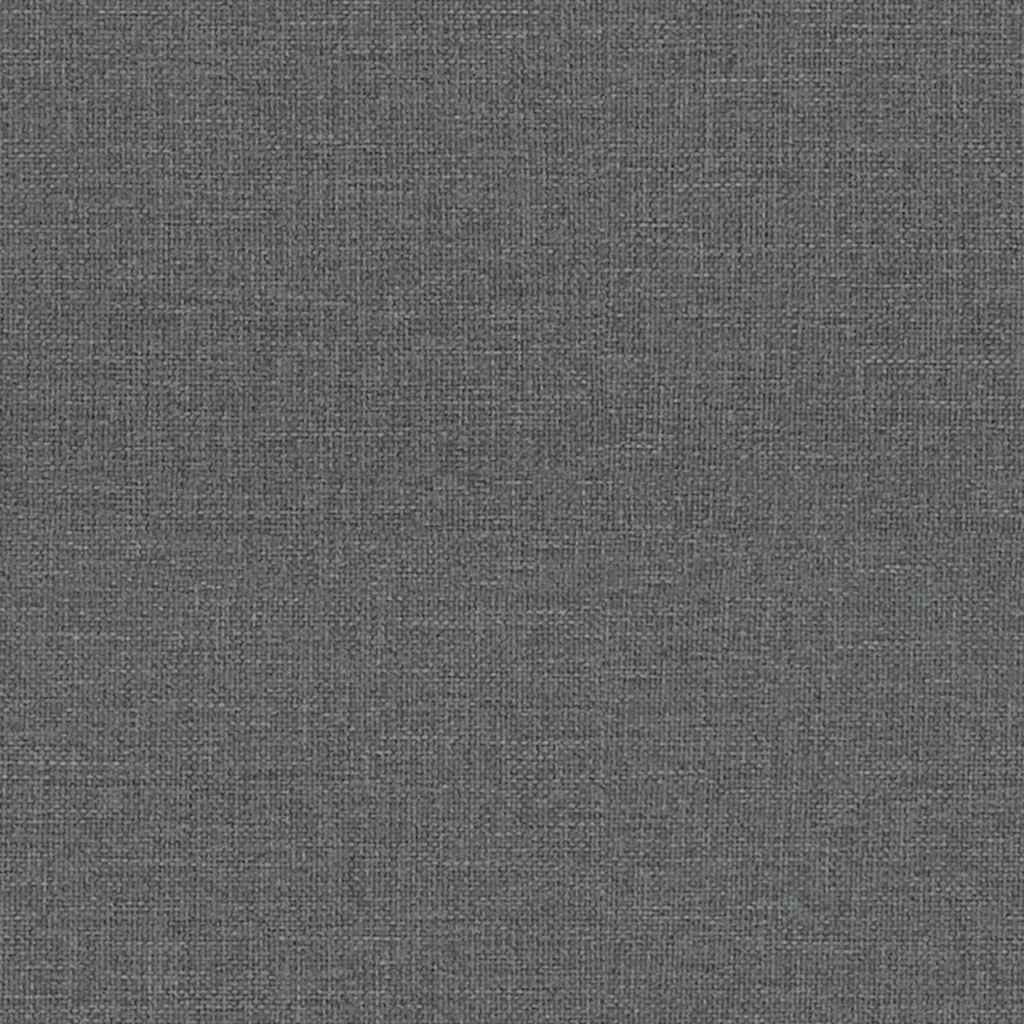 Poltrona reclinável tecido cinzento-escuro