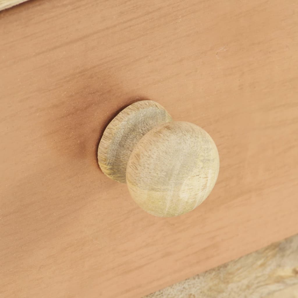 Móvel de TV de madeira de mangueira maciça