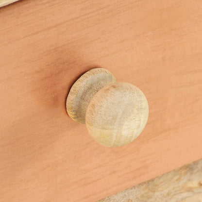 Móvel de TV de madeira de mangueira maciça