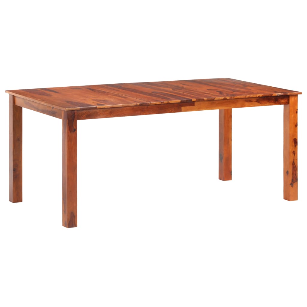 Mesa de jantar 180x90x76 cm madeira maciça