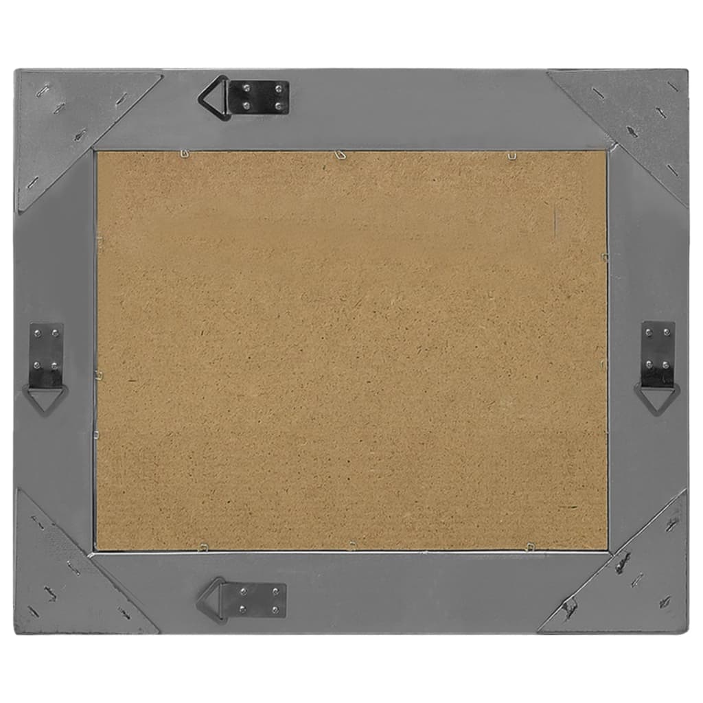 Espelho de parede estilo barroco 50x40 cm preto