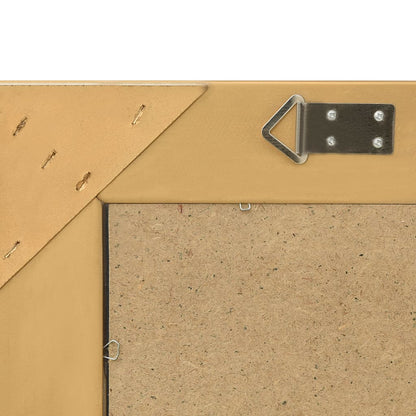 Espelho de parede estilo barroco 50x50 cm dourado