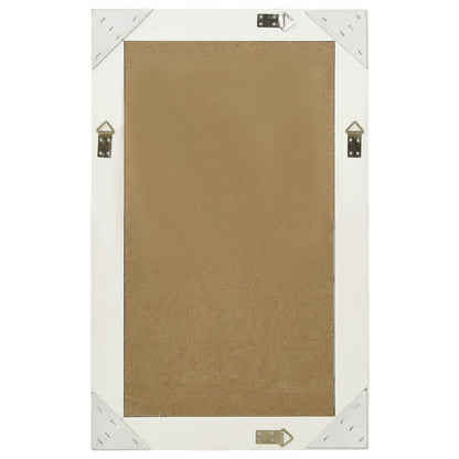 Espelho de parede estilo barroco 50x80 cm branco