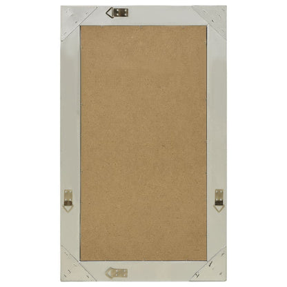 Espelho de parede estilo barroco 50x80 cm prateado