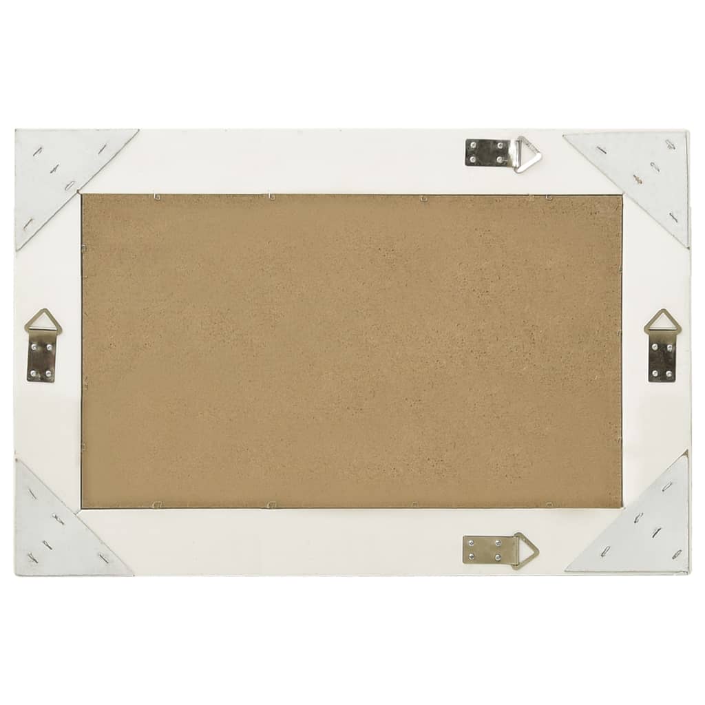 Espelho de parede estilo barroco 60x40 cm branco